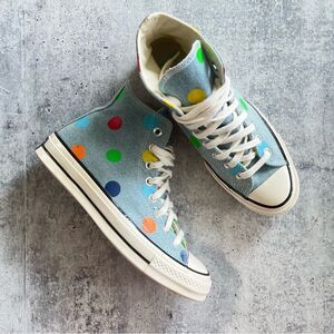 Converse x Golf Wang Polka Dot Denim Hi-top All Stars 8.5
